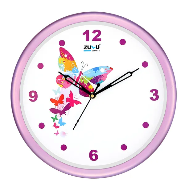 Pink_Decorative_Wall_Clock_for_Living_Room_and_bedroom