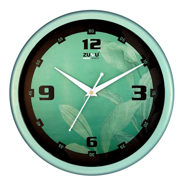 Black_green_Decorative_Wall_Clock_for_Living_Room_and_bedroom
