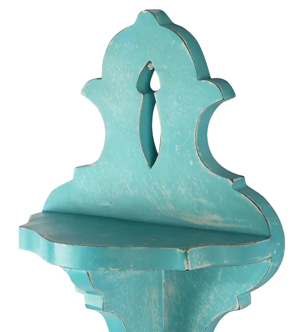 Decorative_&_Hand_Crafted_Wooden_Wall_Shelf_in_Distressed_Blue_Finish_(_30_x_20_x_13_cm)