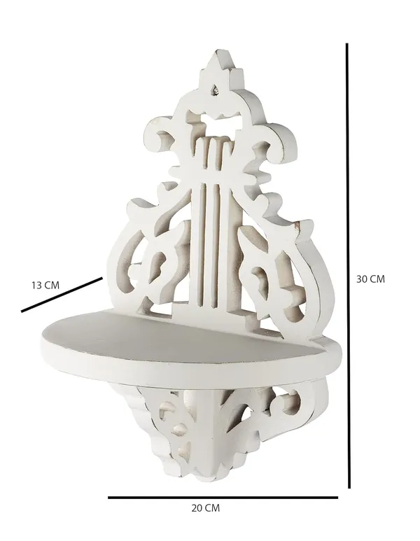 Decorative_&_Hand_Crafted_Wooden_Wall_Shelf_in_Distressed_White_Finish_(_30_x_20_x_13_cm)