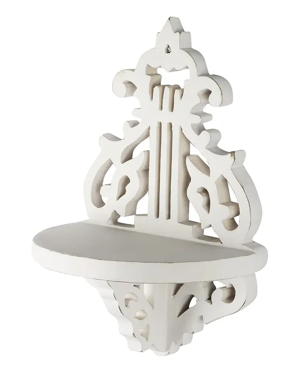 Decorative_&_Hand_Crafted_Wooden_Wall_Shelf_in_Distressed_White_Finish_(_30_x_20_x_13_cm)