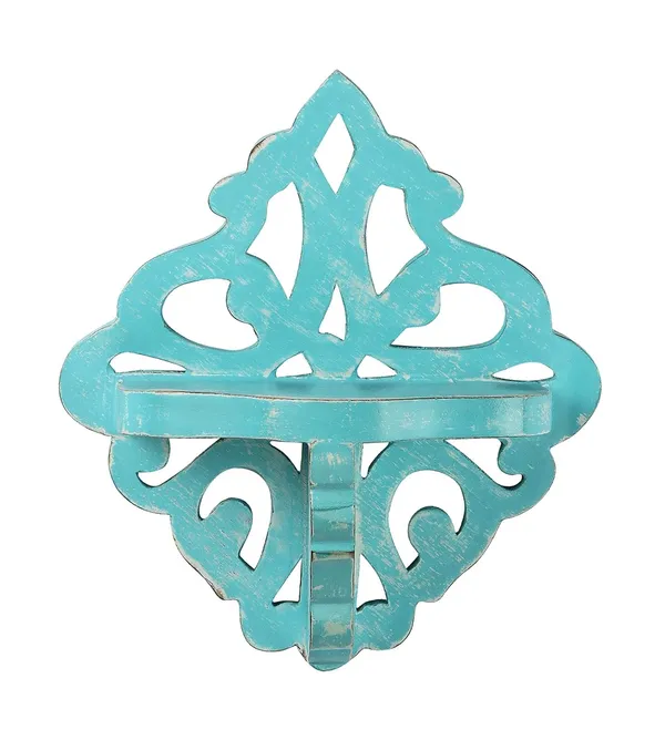Decorative_&_Hand_Crafted_Wooden_Wall_Shelf_in_Distressed_Blue_Finish_(_23_x_20_x_11_cm)