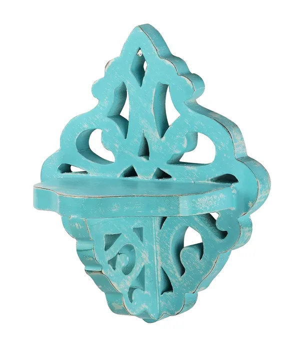 Decorative_&_Hand_Crafted_Wooden_Wall_Shelf_in_Distressed_Blue_Finish_(_23_x_20_x_11_cm)