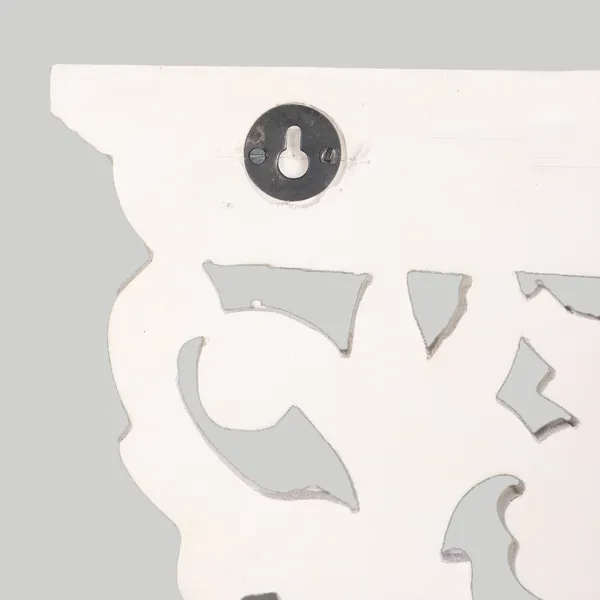 Antique_&_Shabby_White_Finish_Decorative_Wooden_Wall_Shelf_/_Corbel_for_Home_&_Office_Decor_(33_cm_x_25_cm_x_12_cm)