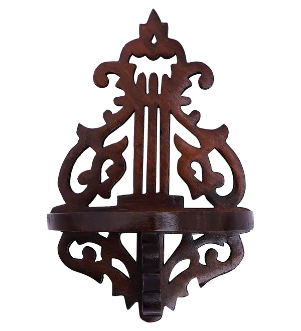 Decorative_&_Hand_Crafted_Wooden_Wall_Shelf_in_Walnut_Finish_(_30_x_20_x_13_cm)_B27R