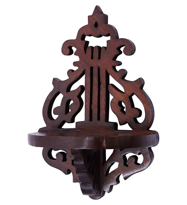 Decorative_&_Hand_Crafted_Wooden_Wall_Shelf_in_Walnut_Finish_(_30_x_20_x_13_cm)_B27R
