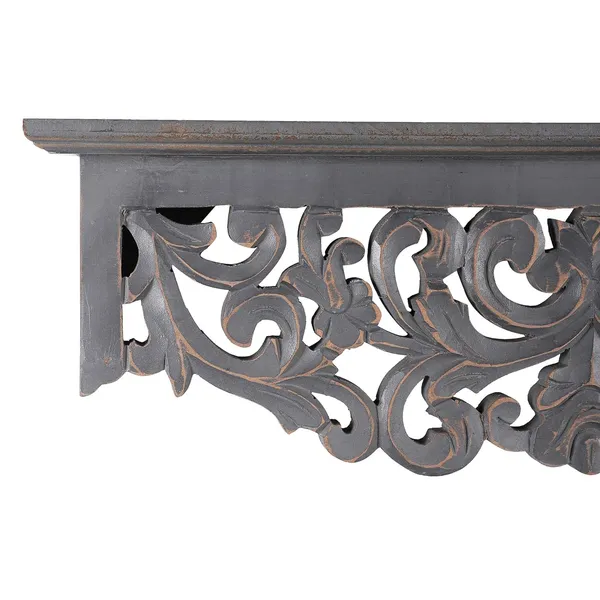Decorative_and_Handcrafted_Wall_Shelf_for_Living_Room,Study,Bathroom_or_Kitchen_in_Distressed_Grey_Finish_-_60cm_x_20cm_x_19cm