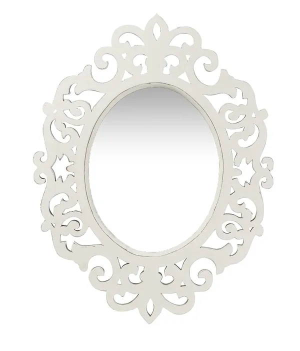 Decorative_And_Hand_Crafted_Wooden_Wall_Mirror_In_Distressed_White_Finish_(45_X_35_Cm)_W79H,_Round