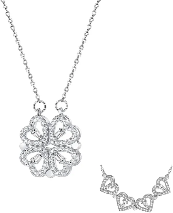 Four_Heart_Pendant_Silver_For_Women