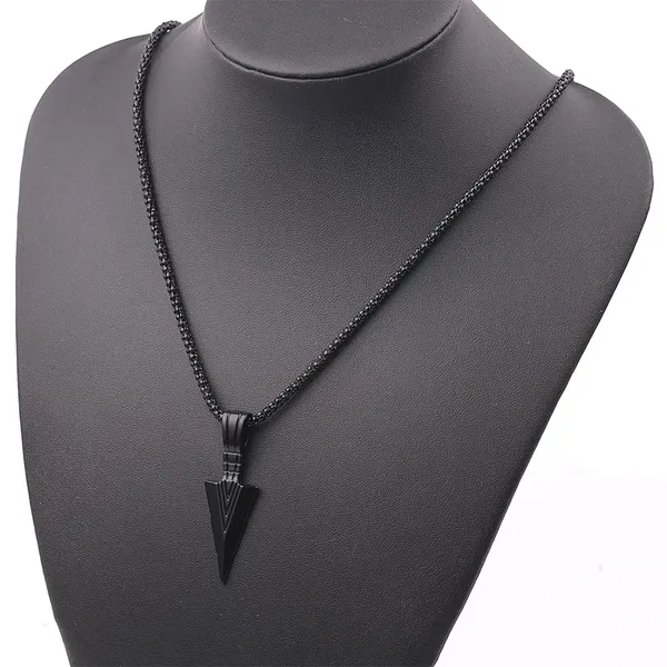 Arrow_Pendant_Stainless_Steel_Titanium_Plate