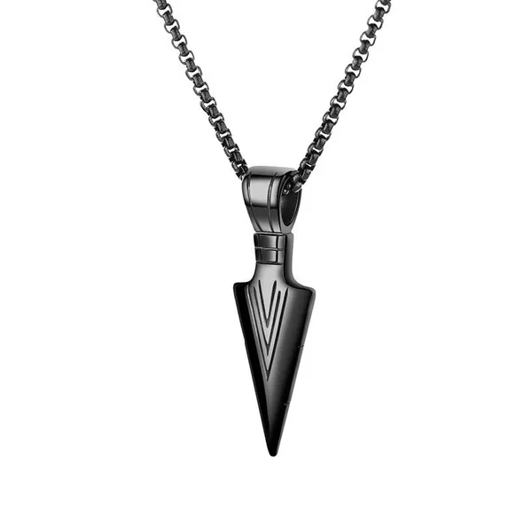 Arrow_Pendant_Stainless_Steel_Titanium_Plate