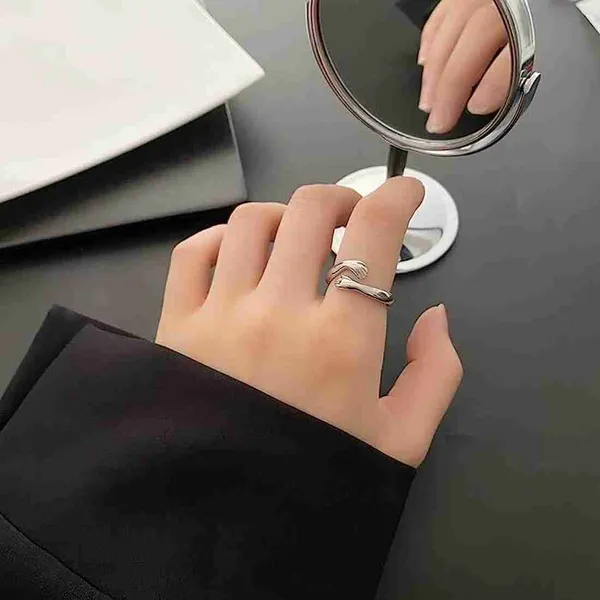 Hug_Ring_Sterling_Silver_Combo_Set_For_Women