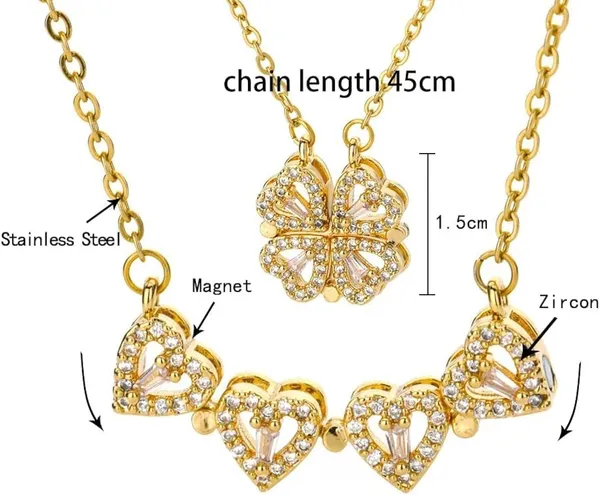 Stylish_Magnetic_Pendant_And_Cuff_Bracelet_Set