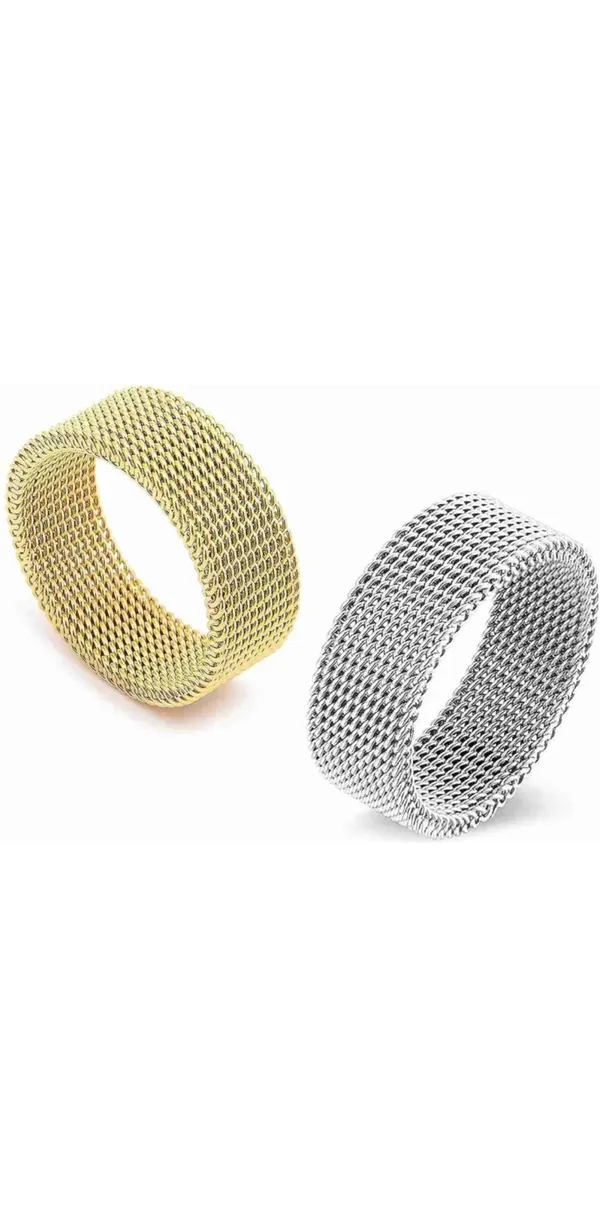 NJ's_Alloy_stainless_steel_gold,_Sterling_silver_plated_ring_set