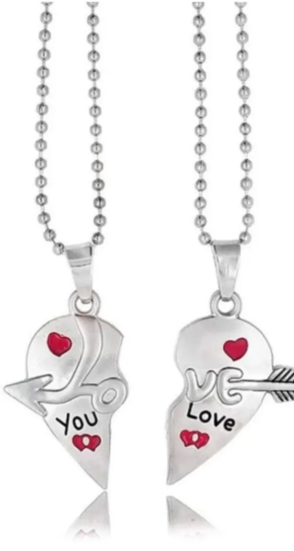Nj's_couple_chain_pendant_alloy_chain_set