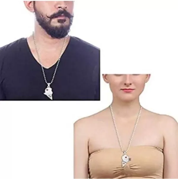 Nj's_couple_chain_pendant_alloy_chain_set