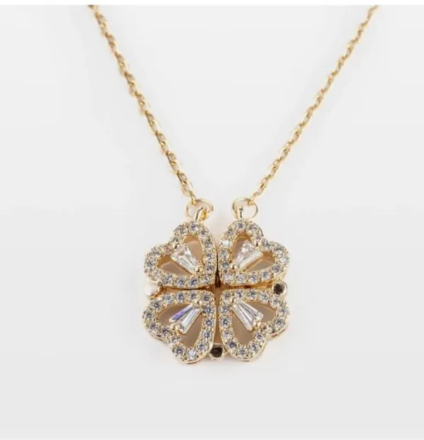 Nj's_gold_magnet_hard_pendant_Titanium,_gold_plated_corn_standless_Steel_pendant_set