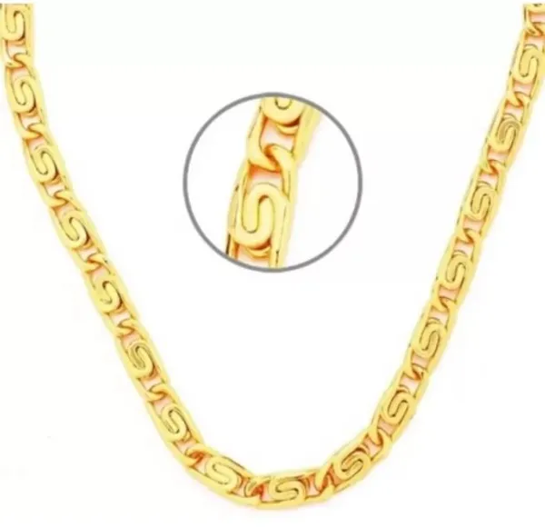 Nj's_snail_chain_brass_plated_alloy_chain_in_
