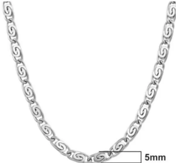 Nj's_snail_chain_silver_plated_silver_chain_