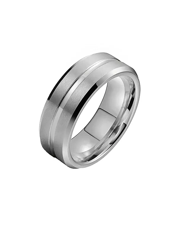 One_Line_Stainless_Steel_Silver_Plated_For_Mens_Boys