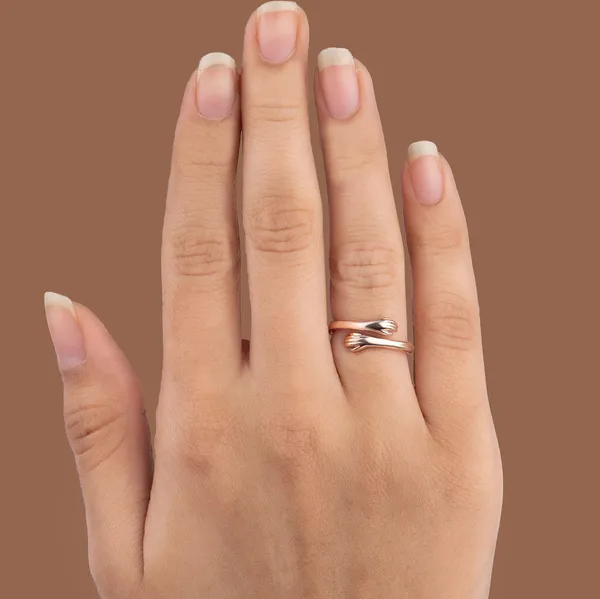 Hug_Ring_Rose_Gold_Set_For_Women