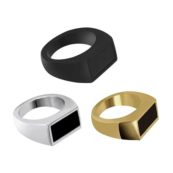 Rectangle_Ring_Stainless_Steel_Silver_Gold_Plated_Combo_Set_For_Women_Girls