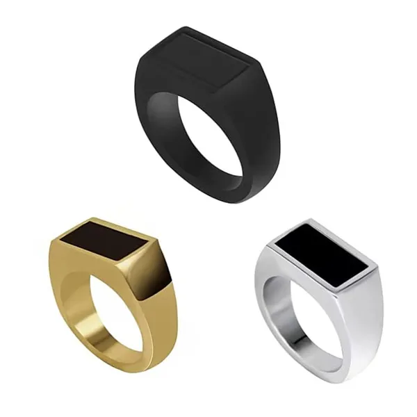 Rectangle_Ring_Stainless_Steel_Silver_Gold_Plated_Combo_Set_For_Women_Girls
