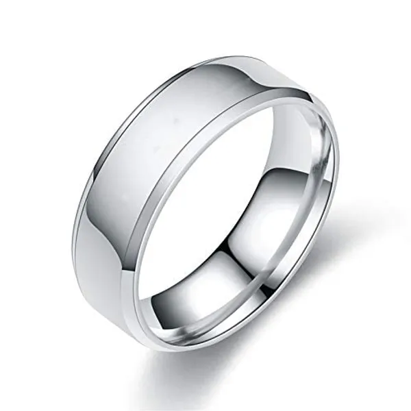 Stylish_Band_Finger_Ring_Stainless_Steel_Silver_Plated_For_Mens_Boys