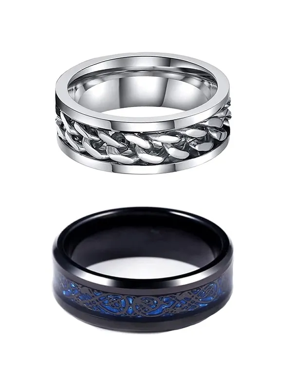 Stylish_Band_Ring_Combo_Set_Stainless_Steel_Silver_Plated