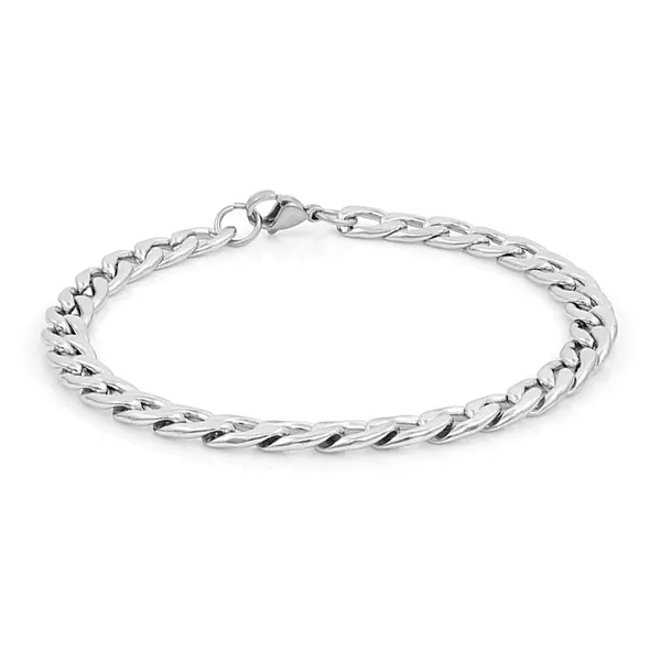 Stylish_Mens_Chain_Bracelet_Stainless_Steel_Silver_Plated
