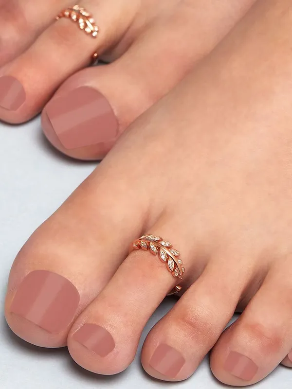 Leaf_Toe_Ring_Rose_Gold_For_Women