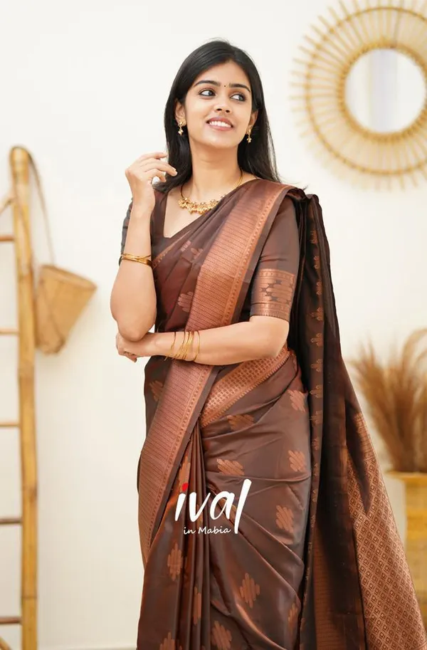 Brown_Soft_Silk_Saree_With_Dissemble_Blouse_Piece__(MC-230_(2FD)_BROWN)