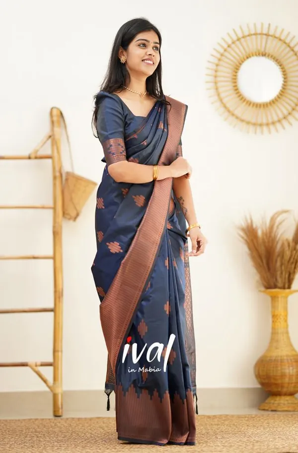 Navy_Blue_Soft_Silk_Saree_With_Dissemble_Blouse_Piece_(MC-230_(2FD)_NAVY_BLUE)