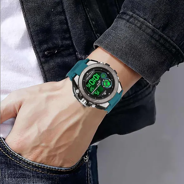 Light_Blue_Digital_Sports_Watch_|_Multi-Function_Alarm_Hand_Watch_|_Waterproof_Electronic_Watch_|_Wrist_Watch_For_Men