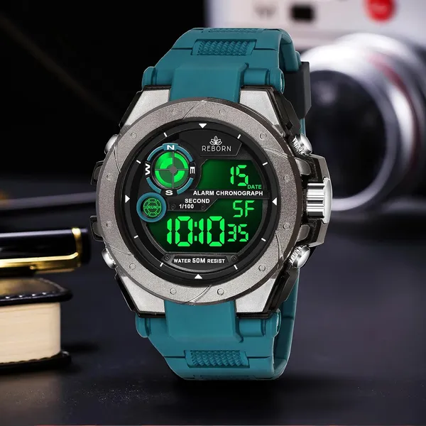 Light_Blue_Digital_Sports_Watch_|_Multi-Function_Alarm_Hand_Watch_|_Waterproof_Electronic_Watch_|_Wrist_Watch_For_Men