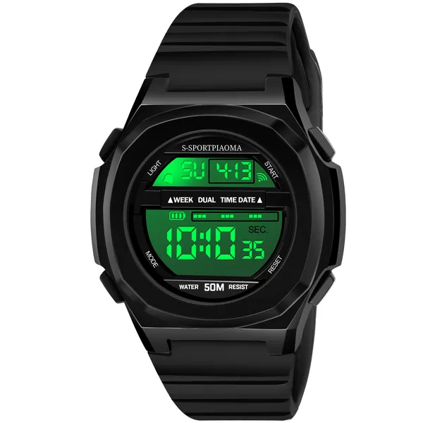 S-Sport PIAOMA Black S-SPORT PIAOMA Chronograph Analogue And