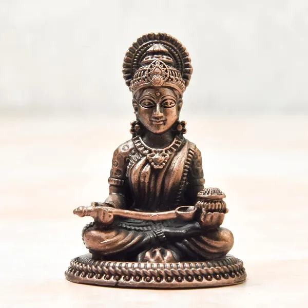 _2.25_inches,_Copper_Annapurna_Devi_Idol,_110_Grams_,_Patina_Antique_Finish_,_Pack_of_1_Piece