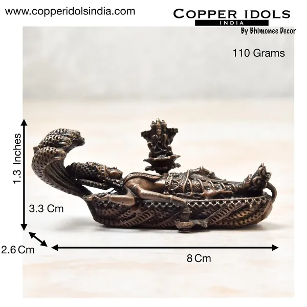 _1.3_inches,_Copper_Handmade_Ranganatha_Swamy_Idol,_110_Grams,_Patina_Antique_Finish,_Pack_of_1_Piece