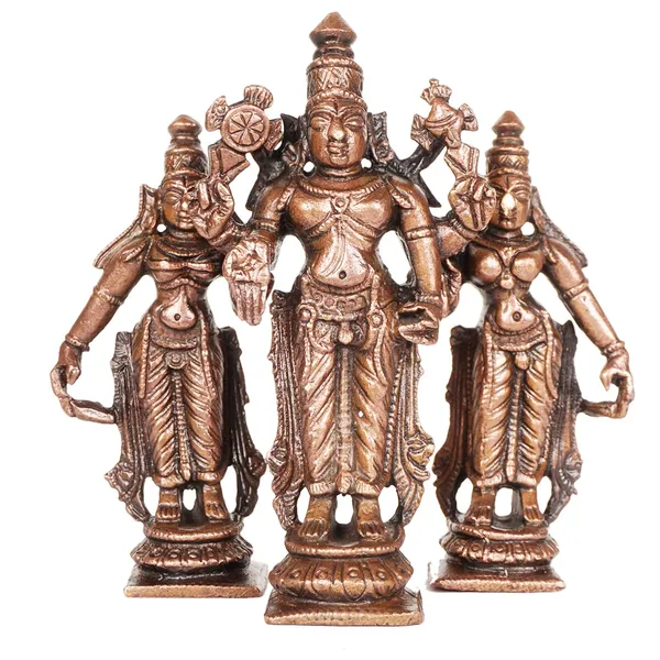 Decor_,_2.75_inches,_Handmade_Copper_Balaji_Idol_Set,_120_Grams,_Patina_Antique_Finish,_Pack_of_1_Piece