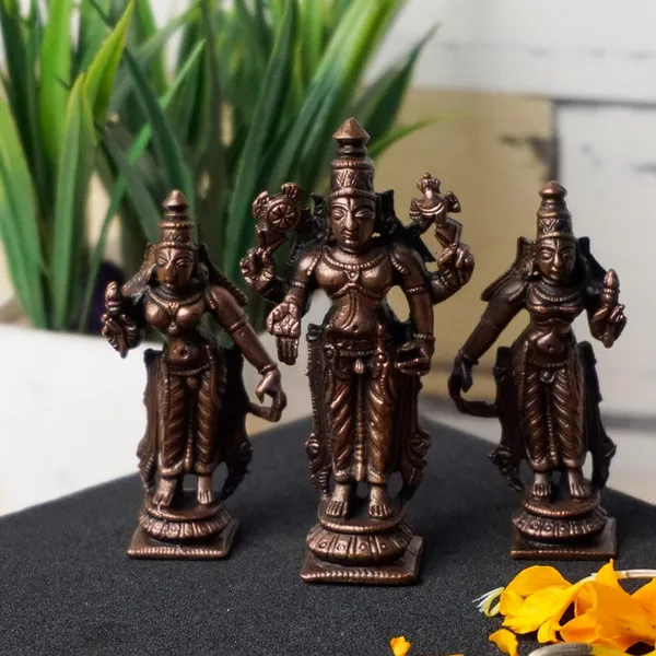 Decor_,_2.75_inches,_Handmade_Copper_Balaji_Idol_Set,_120_Grams,_Patina_Antique_Finish,_Pack_of_1_Piece