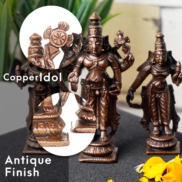 Decor_,_2.75_inches,_Handmade_Copper_Balaji_Idol_Set,_120_Grams,_Patina_Antique_Finish,_Pack_of_1_Piece
