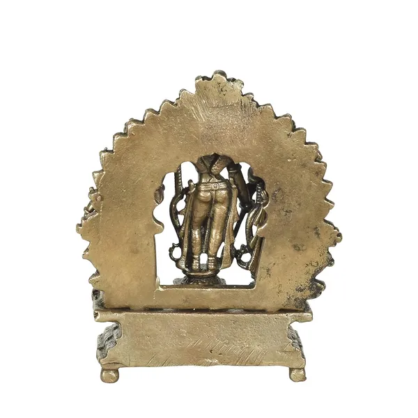 Decor_Pure_Copper_Handmade_Lord_Ram_Darbar_Murti_|_Rama_Sita_Lakshman_Hanuman_Statue_|_Ram_Parivar_Murti_for_Home_Temple_Blessing,_Happiness,_Health,_Wealth_|_Small_Size_2.65_Inch_Approx