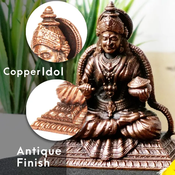 Decor_,_2.8_inches,_Handmade_Copper_Annapurna_Devi_Idol,_200_Grams,_Patina_Antique_Finish,_Pack_of_1_Piece