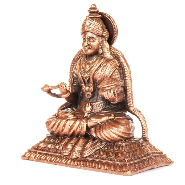 Decor_,_2.8_inches,_Handmade_Copper_Annapurna_Devi_Idol,_200_Grams,_Patina_Antique_Finish,_Pack_of_1_Piece