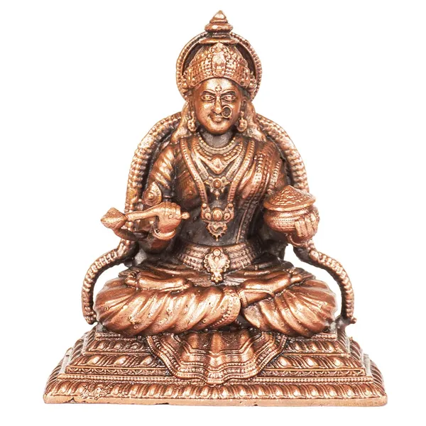 Decor_,_2.8_inches,_Handmade_Copper_Annapurna_Devi_Idol,_200_Grams,_Patina_Antique_Finish,_Pack_of_1_Piece