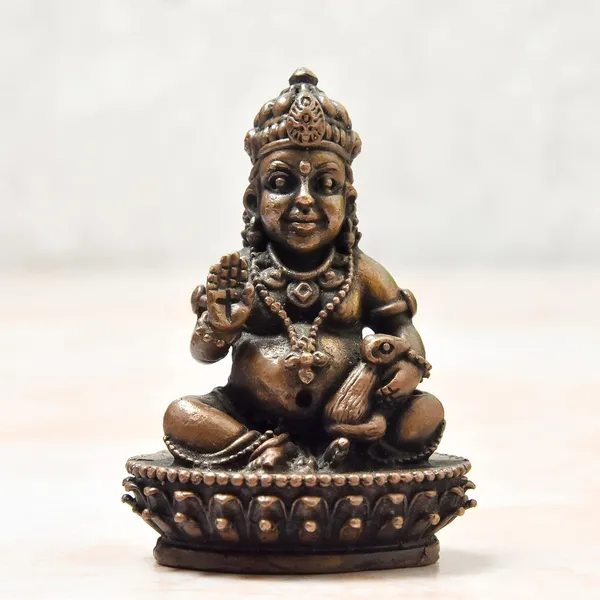 _2.75_inches,_Handmade_Copper_Indian_Kuber_Idol,_200_Grams_,_Patina_Antique_Finish_,_Pack_of_1_Piece