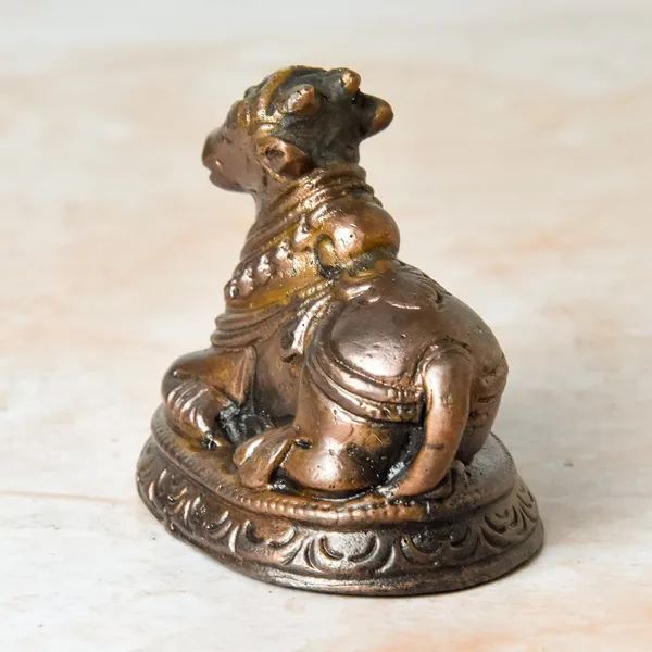 _2_inches,_Copper_Handmade_Nandi_Idol_,_250_Grams_,_Patina_Antique_Finish_,_Pack_of_1_Piece