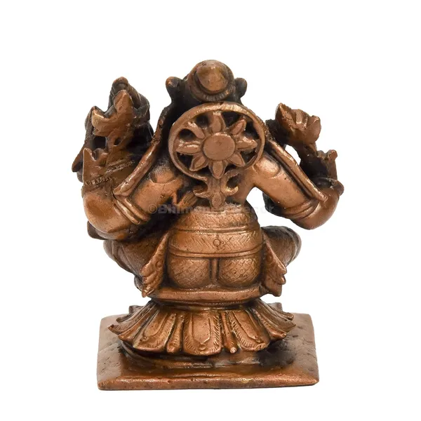Decor_Handmade_Copper_Varaha_Lakshmi_2.65_inches,_Patina_Antique_Finish,_1_Piece
