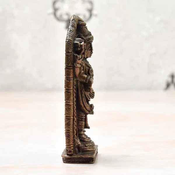 _3.8_inches,_Handmade_Copper_Balaji_Idol,_260_Grams_,_Patina_Antique_Finish_,_Pack_of_1_Piece