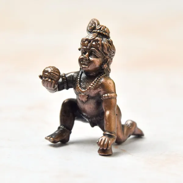 _1.5_inches,_Handmade_Copper_Bal_Krishna_Idol,_30_Grams_,_Patina_Antique_Finish_,_Pack_of_1_Piece